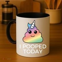 I Pooped Today Sarcastic Adult Humor Party Coffee Mug thumb 4