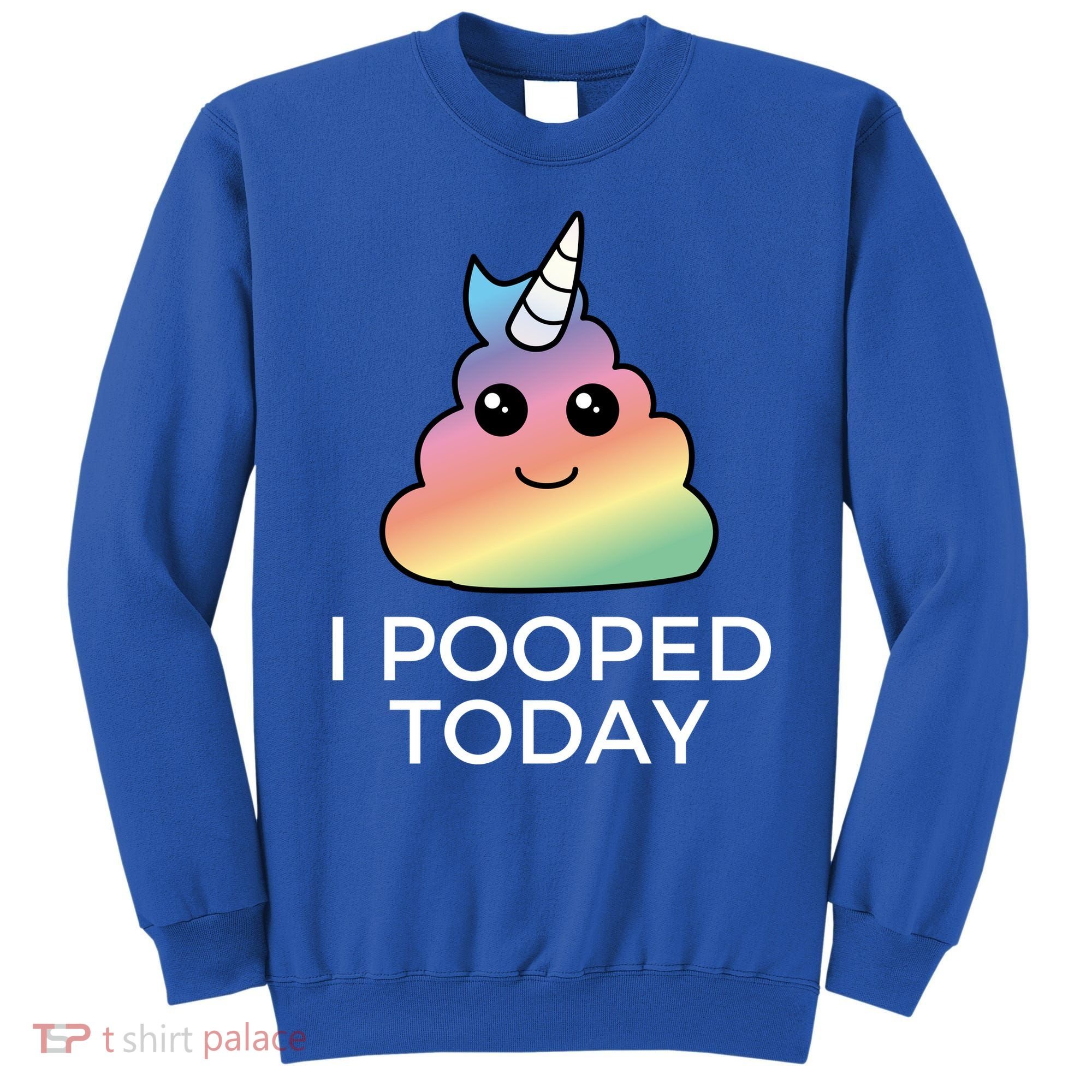 I Pooped Today Sarcastic Adult Humor Party Sweatshirt