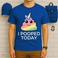 I Pooped Today Sarcastic Adult Humor Party T-Shirt thumb 6