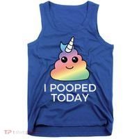 I Pooped Today Sarcastic Adult Humor Party Tank Top thumb 0