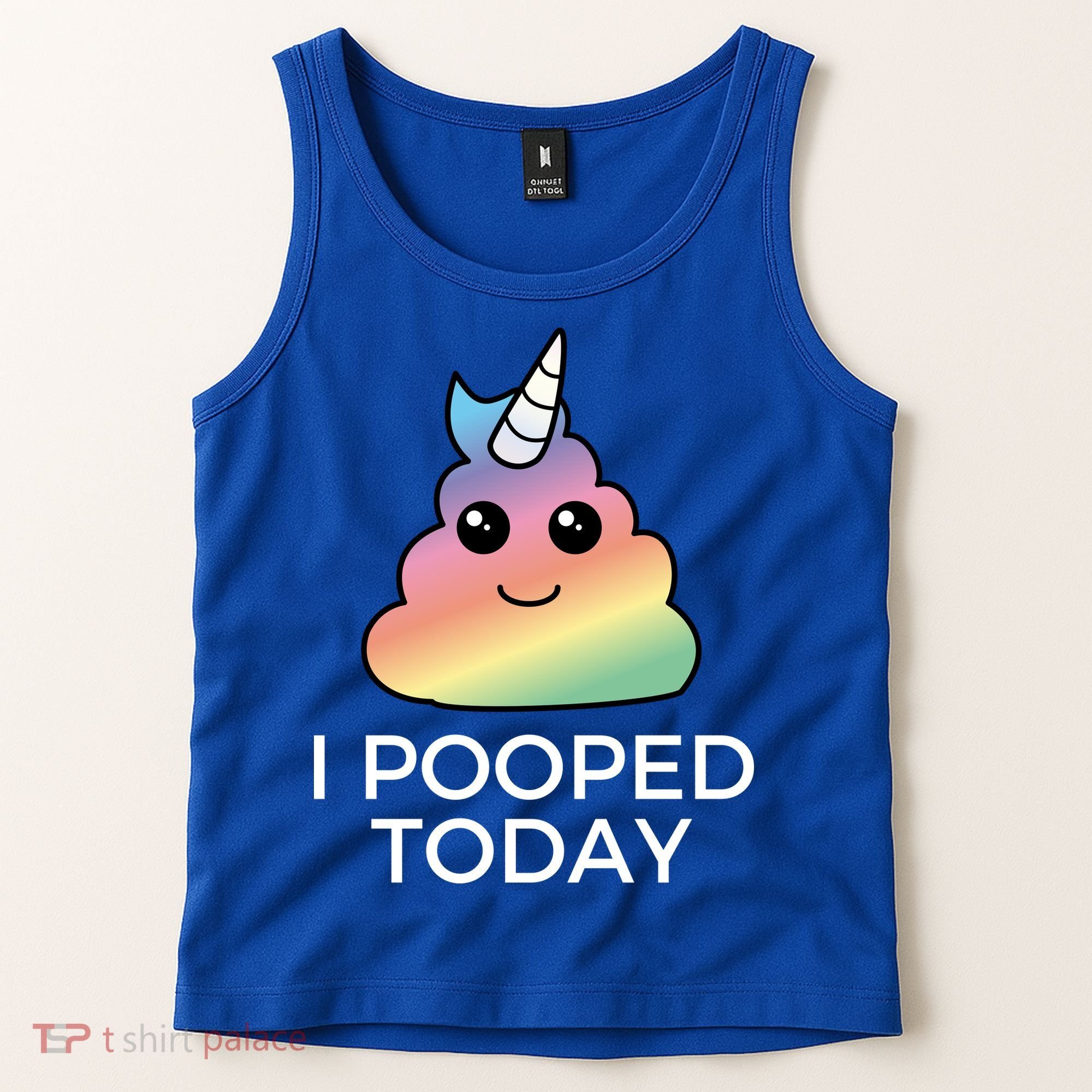 I Pooped Today Sarcastic Adult Humor Party Tank Top