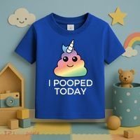 I Pooped Today Sarcastic Adult Humor Party Toddler T-Shirt thumb 3