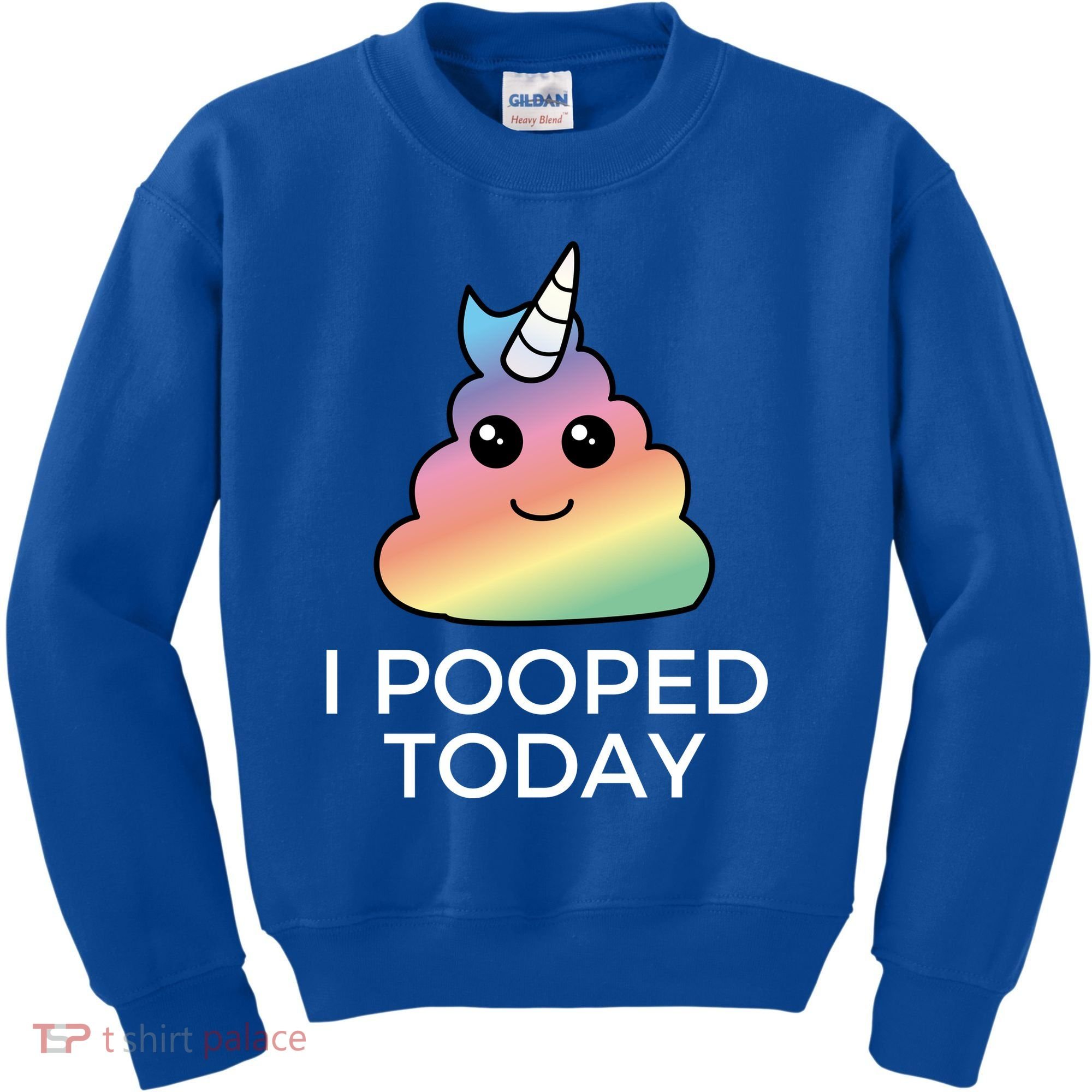 I Pooped Today Sarcastic Adult Humor Party Kids Sweatshirt