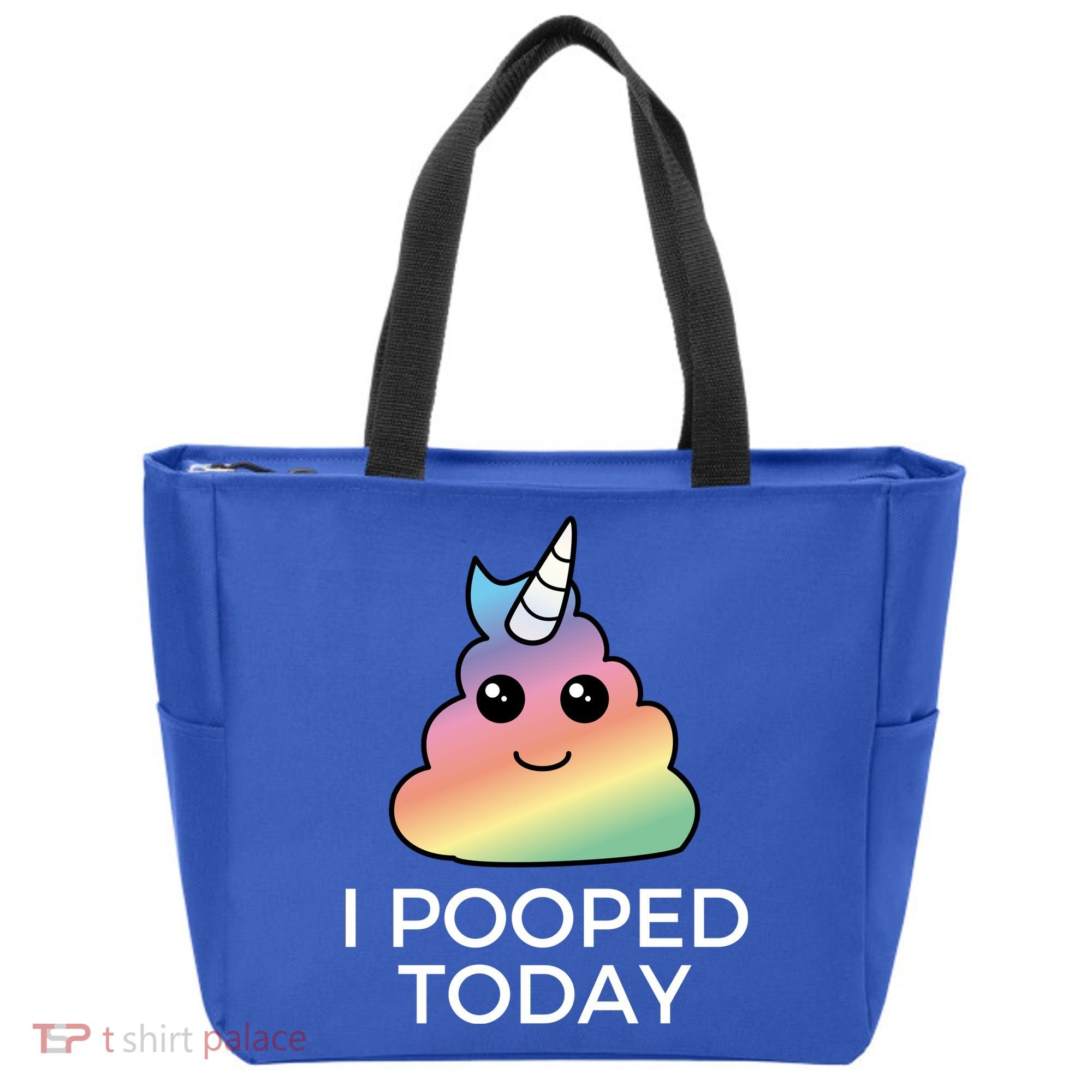 I Pooped Today Sarcastic Adult Humor Party Tote Bag