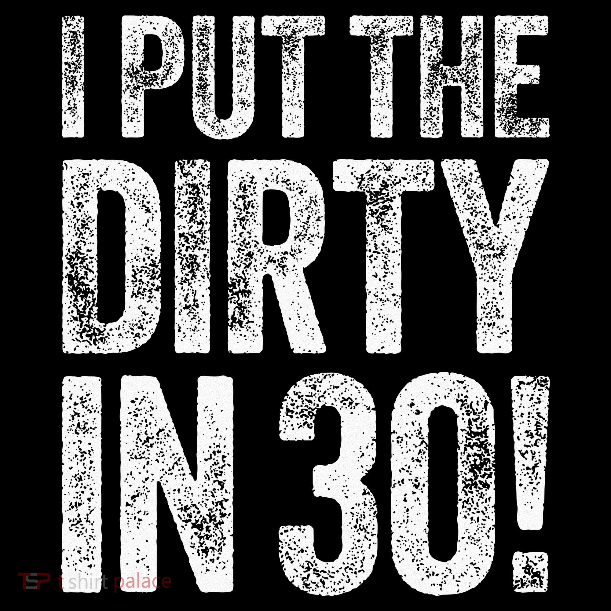 I Put The Dirty In Thirty 30th Birthday Women's Hoodie