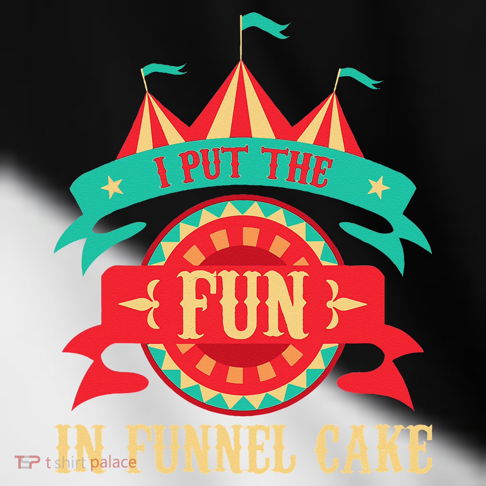 I Put The Fun In Funnel Cake Circus Birthday Party Costume Toddler Fine Jersey T-Shirt