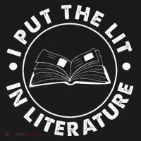 I Put The Lit In Literature English Teacher Book Reader Mousepad thumb 1