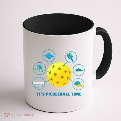 Its Pickleball Time Coffee Mug back