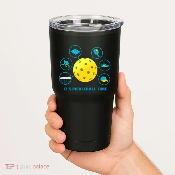 Its Pickleball Time Tumbler