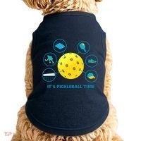 Its Pickleball Time Doggie Tank thumb 0