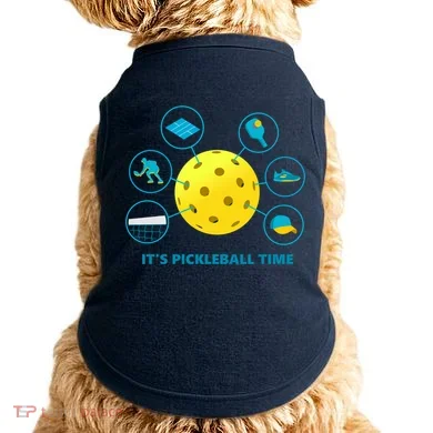 Its Pickleball Time Doggie Tank