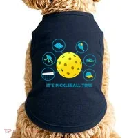 Its Pickleball Time Doggie Tank thumb 0