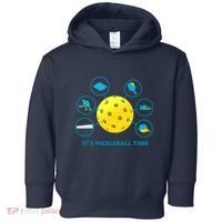 Its Pickleball Time Toddler Hoodie thumb 0