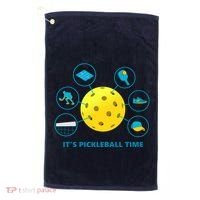 Its Pickleball Time Golf Towel thumb 0