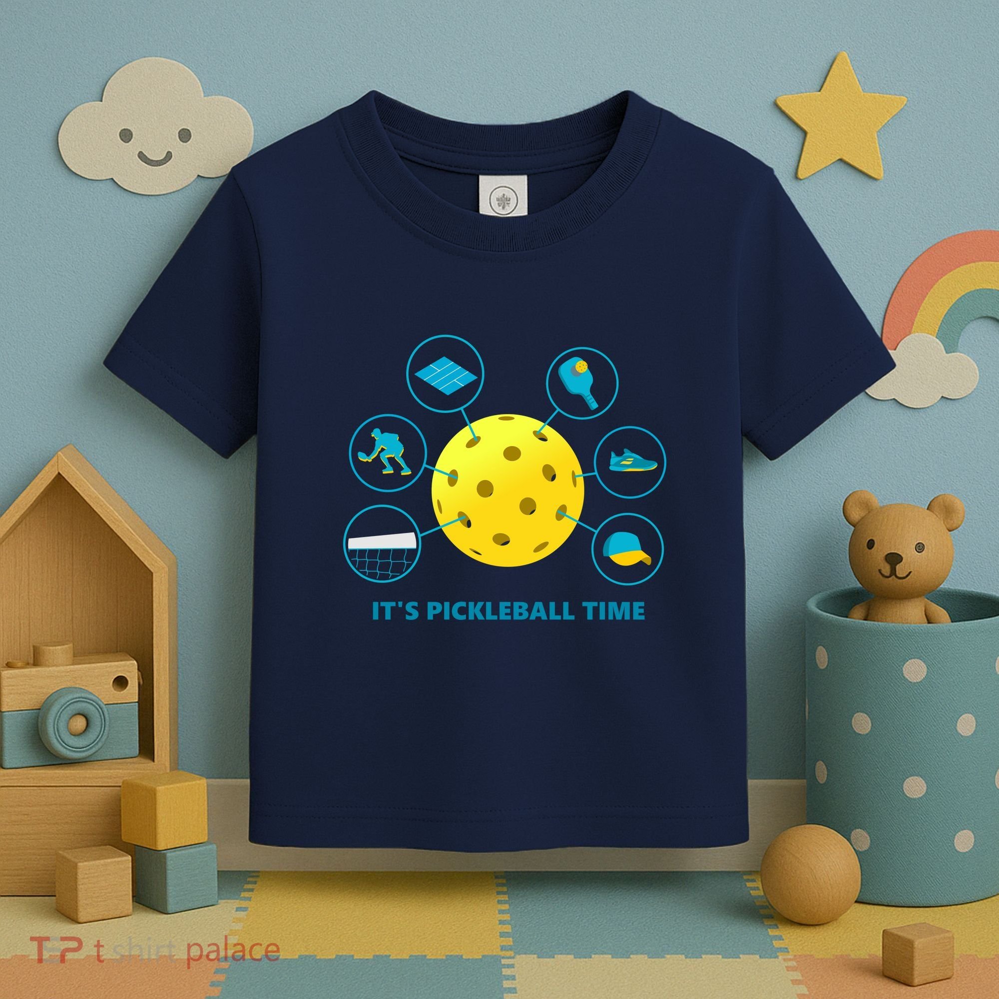 Its Pickleball Time Toddler T-Shirt