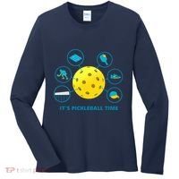 Its Pickleball Time Women's Long Sleeve Shirt thumb 0