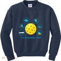 Its Pickleball Time Kids Sweatshirt thumb 0