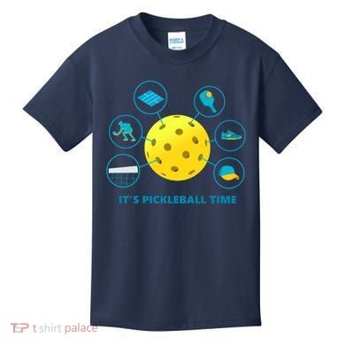 Its Pickleball Time Kids T-Shirt