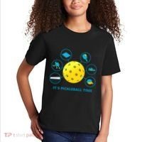 Its Pickleball Time Kids T-Shirt thumb 2