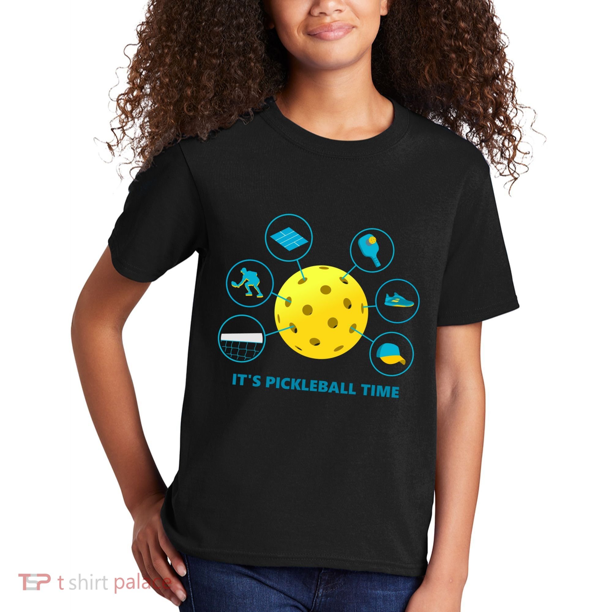 Its Pickleball Time Kids T-Shirt