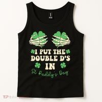 I Put The Double Ds In St Paddys Day Tank Top thumb 2