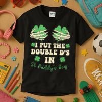 I Put The Double Ds In St Paddys Day Kids T-Shirt thumb 3