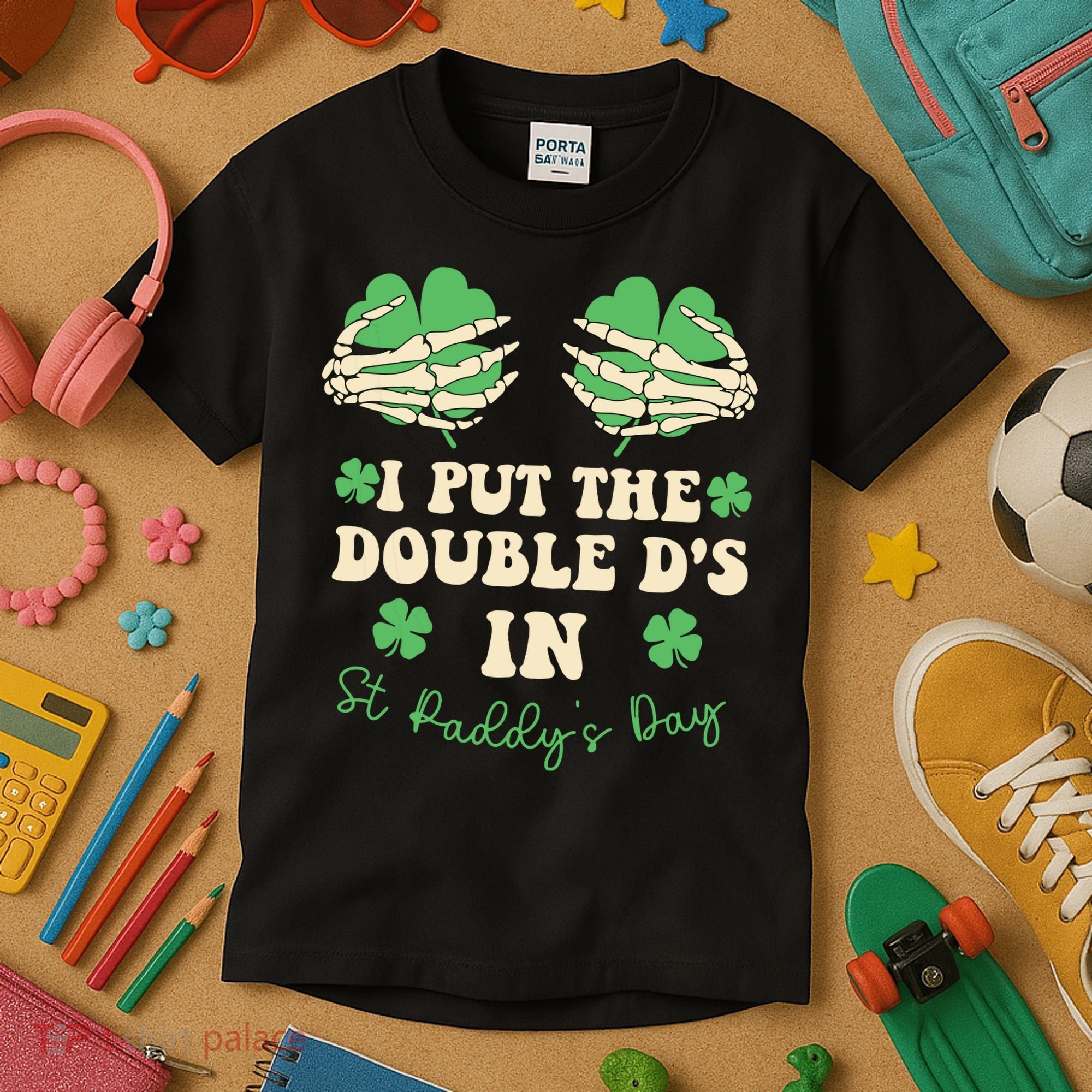 I Put The Double Ds In St Paddys Day Kids T-Shirt