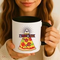 In Pizza We Trust Coffee Mug thumb 3