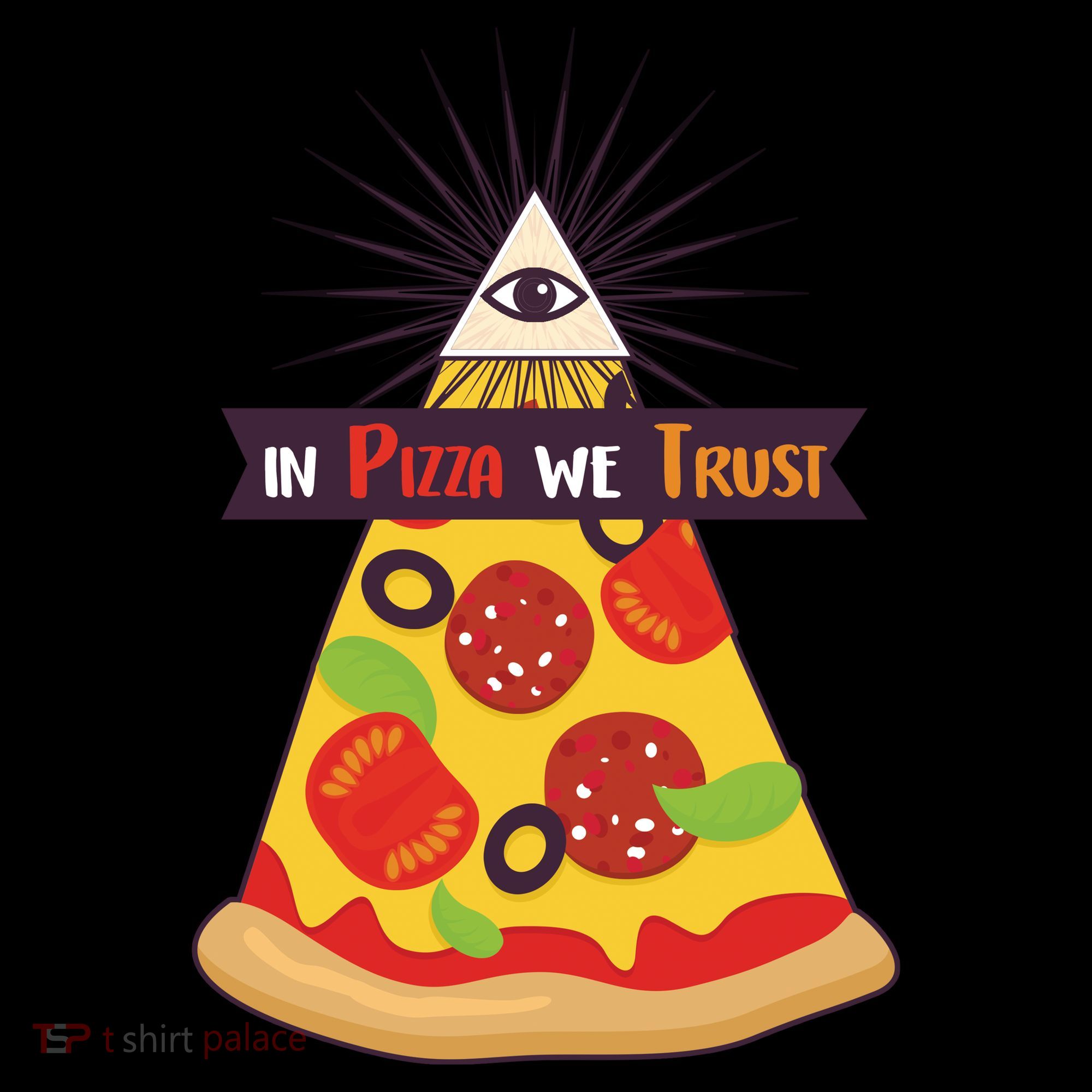 In Pizza We Trust Coffee Mug