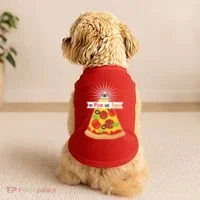 In Pizza We Trust Doggie Tank thumb 2