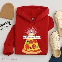 In Pizza We Trust Hoodie thumb 4
