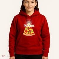 In Pizza We Trust Hoodie thumb 5