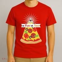In Pizza We Trust T-Shirt thumb 3