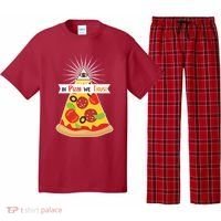 In Pizza We Trust Pajama Set thumb 0