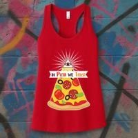 In Pizza We Trust Women's Tank Top thumb 3