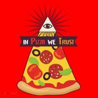 In Pizza We Trust Santa Hat thumb 1
