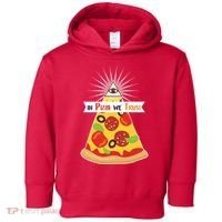 In Pizza We Trust Toddler Hoodie thumb 0