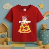In Pizza We Trust Toddler T-Shirt thumb 3