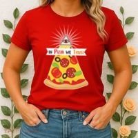 In Pizza We Trust Women's T-Shirt thumb 2