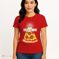 In Pizza We Trust Women's T-Shirt thumb 4