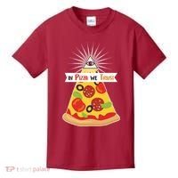 In Pizza We Trust Kids T-Shirt thumb 0