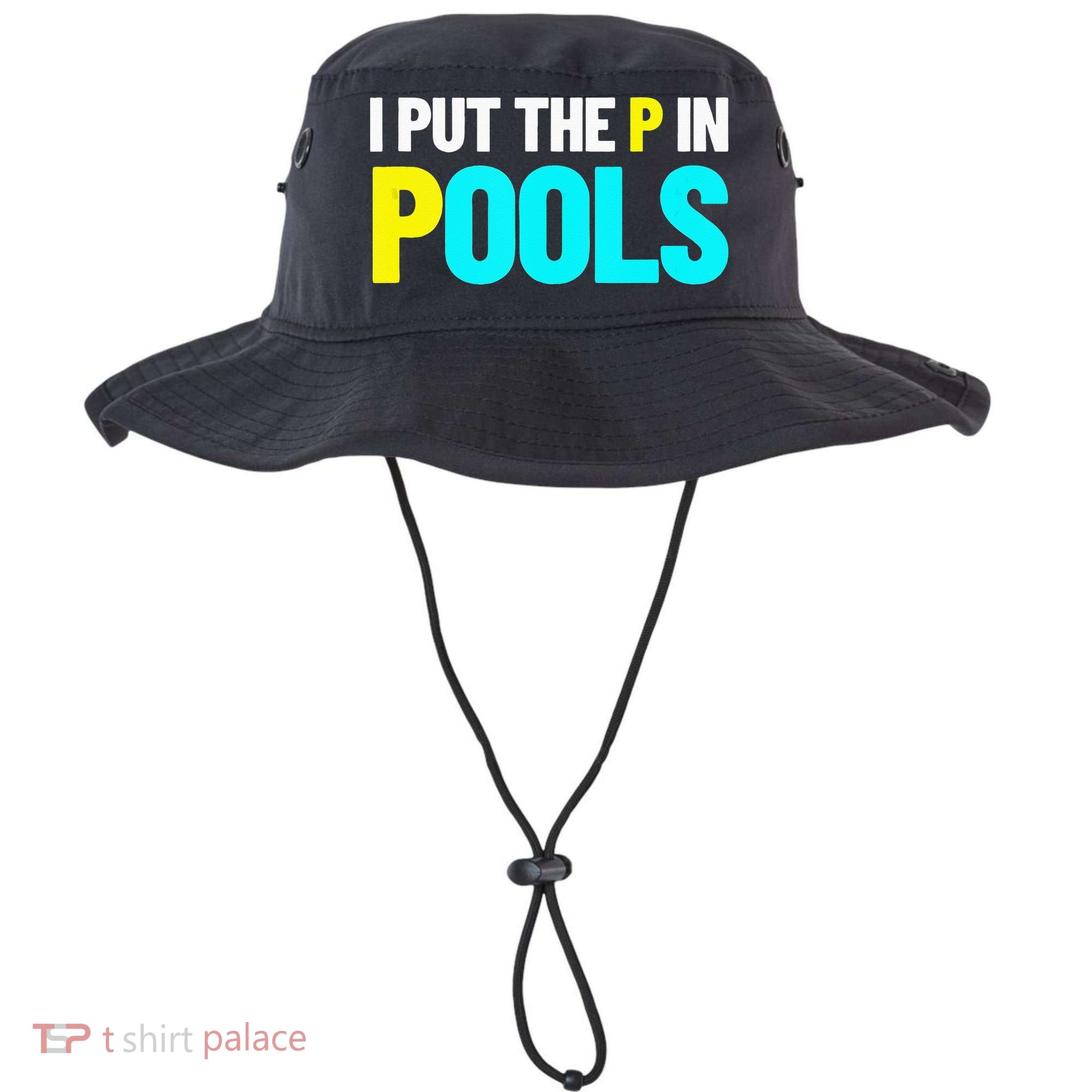 I Put The P In Pools Swimming Humor I Pee In Pools Bucket Hat
