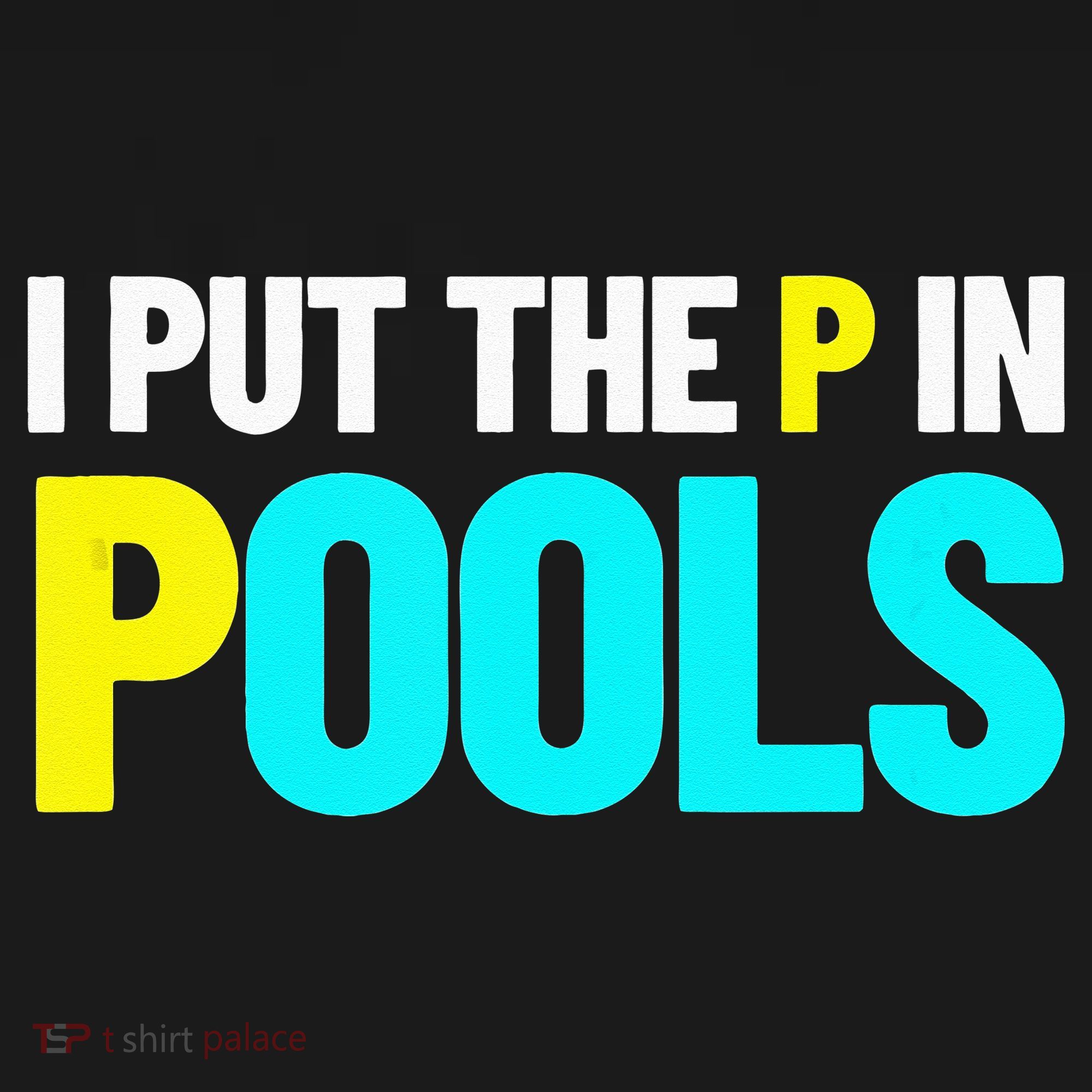 I Put The P In Pools Swimming Humor I Pee In Pools Women's Hoodie