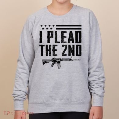I Plead The 2nd Amendment Pro Gun Ar15 Rifle Women's Sweatshirt