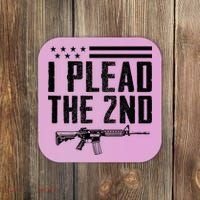 I Plead The 2nd Amendment Pro Gun Ar15 Rifle Coaster thumb 0