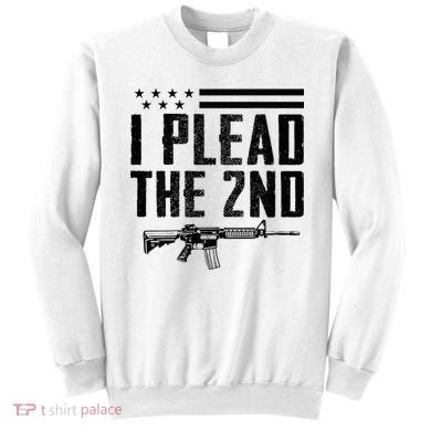 I Plead The 2nd Amendment Pro Gun Ar15 Rifle Sweatshirt