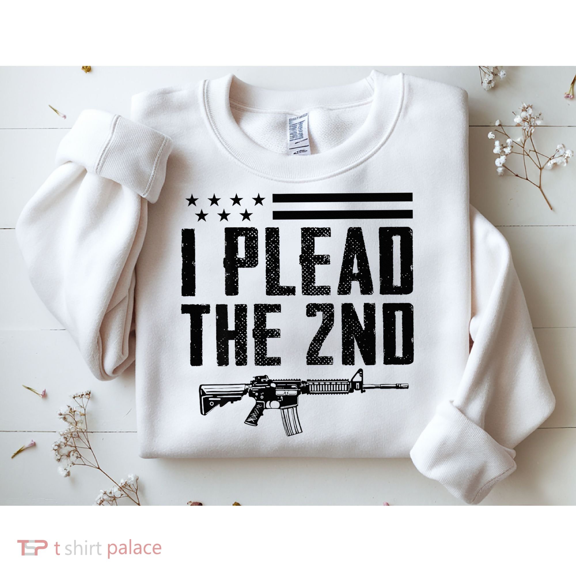 I Plead The 2nd Amendment Pro Gun Ar15 Rifle Sweatshirt