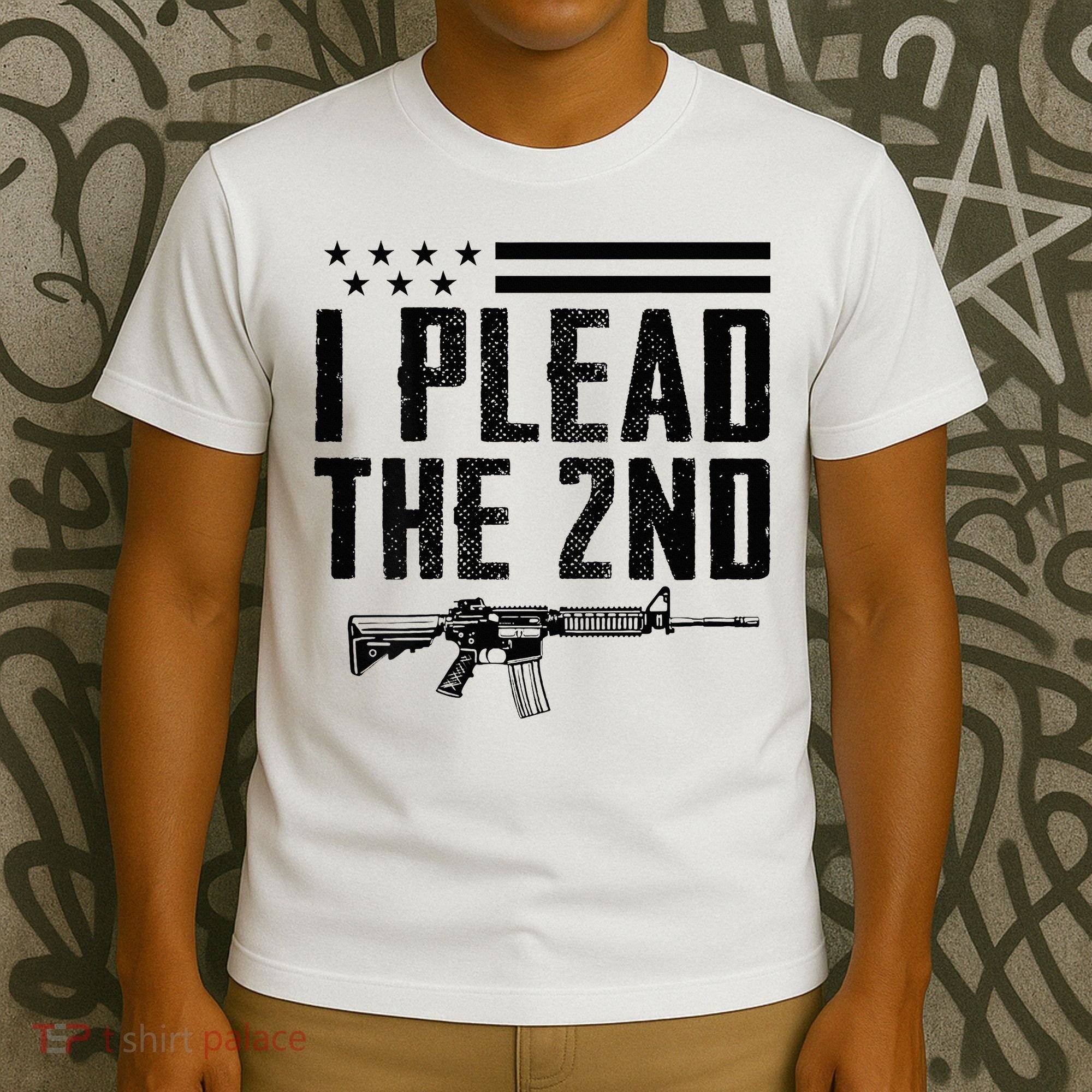 I Plead The 2nd Amendment Pro Gun Ar15 Rifle T-Shirt