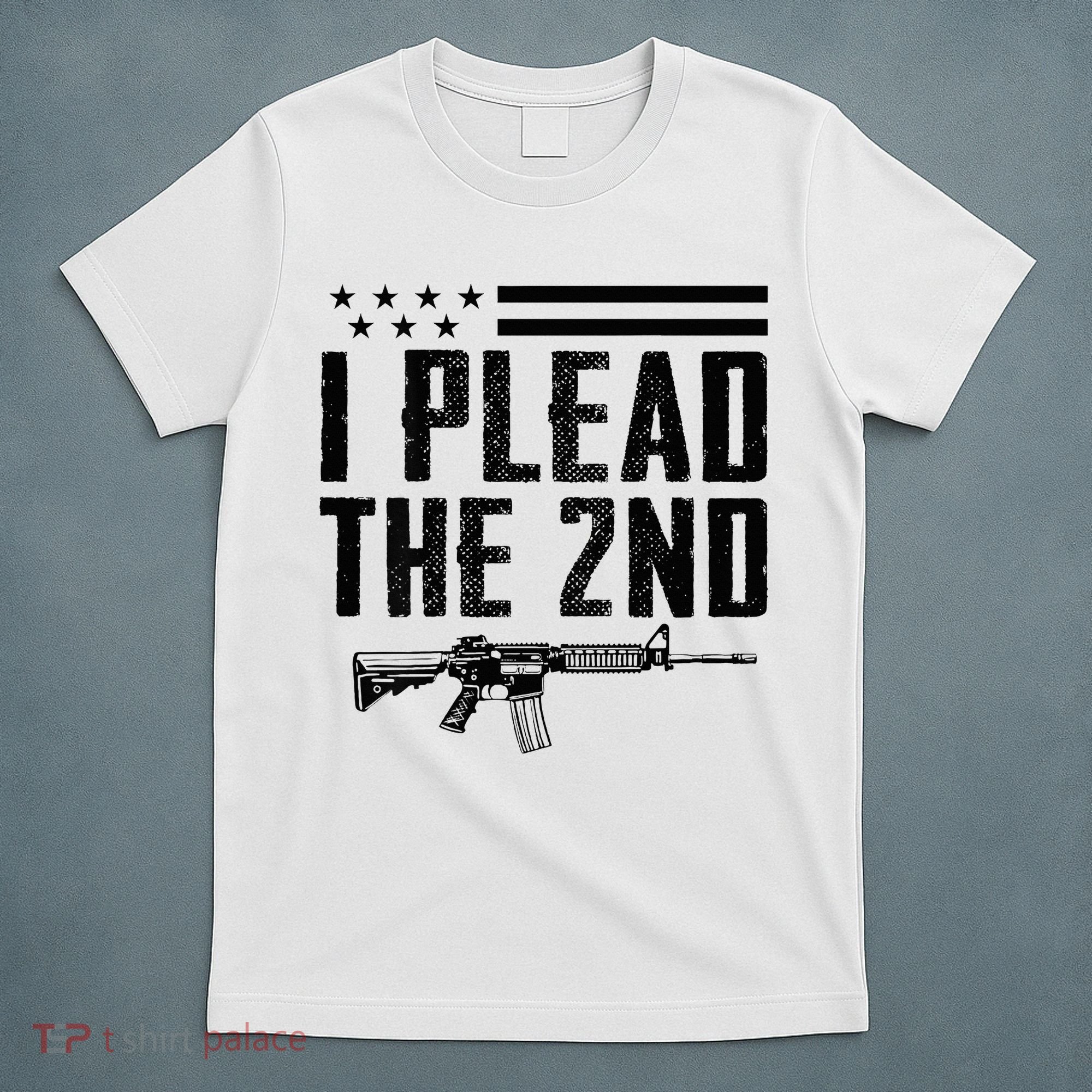 I Plead The 2nd Amendment Pro Gun Ar15 Rifle T-Shirt