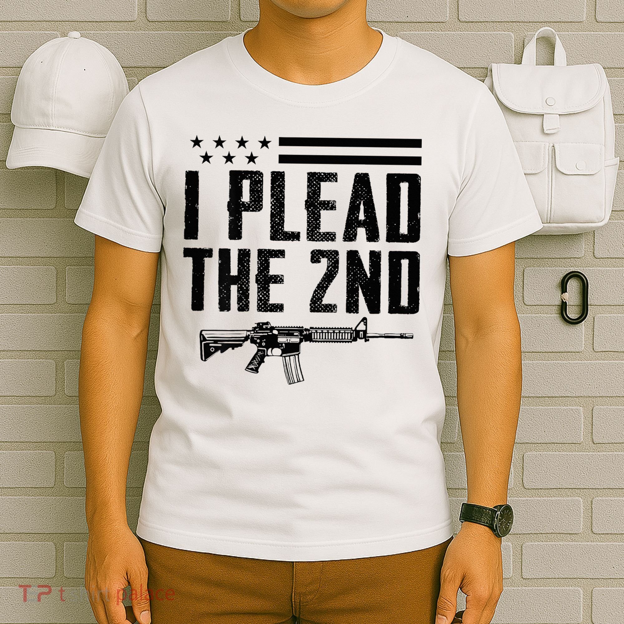 I Plead The 2nd Amendment Pro Gun Ar15 Rifle T-Shirt